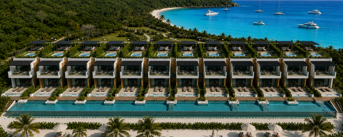 Twelve residence coastal development concept